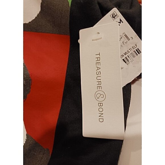 Treasure & Bond Kids M (8-10) Elf Graphic Sweatshirt Black - Picture 5 of 5